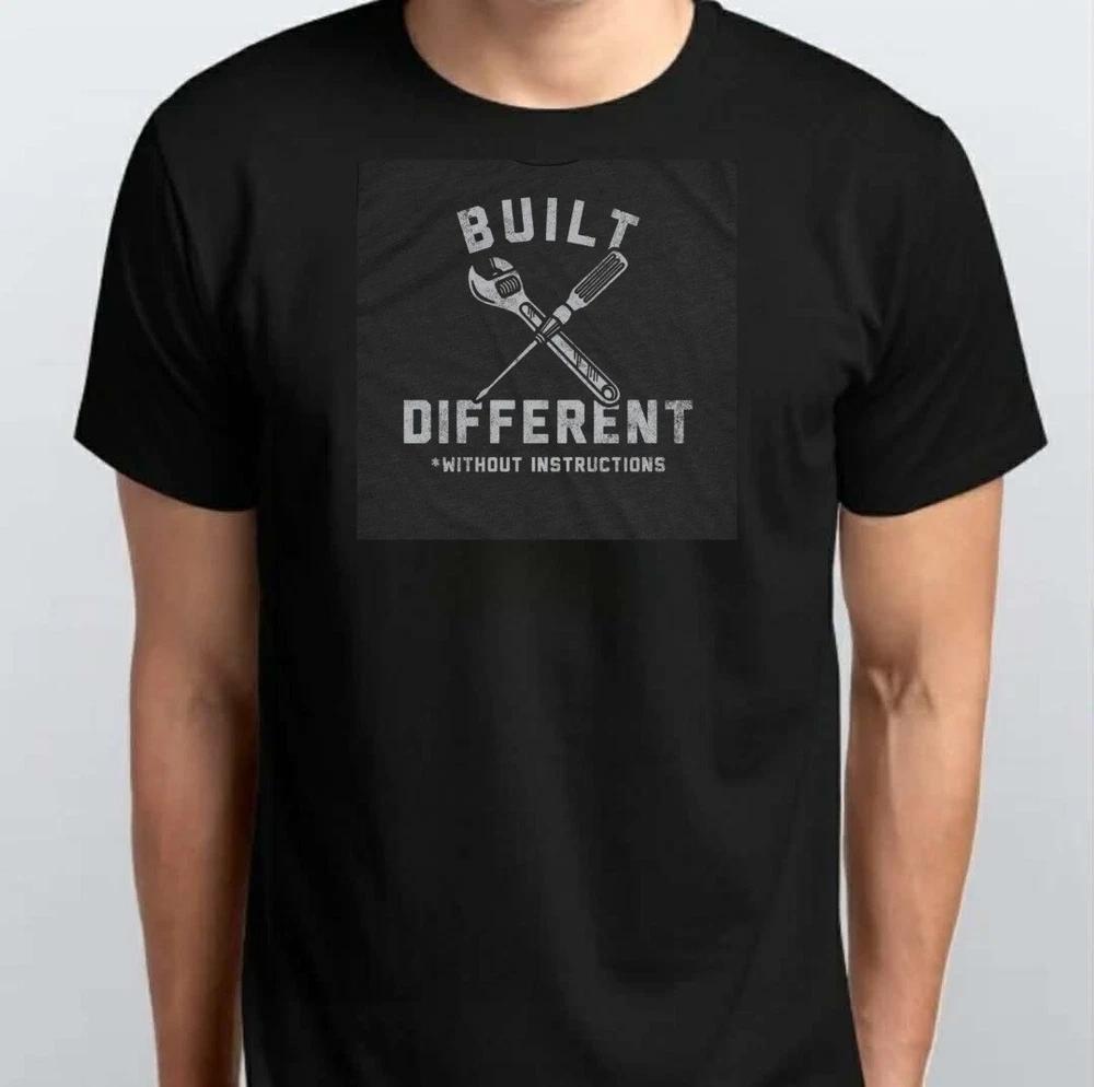 Сделан по-другому Без инструкций ФУТБОЛКА S M L XL XXL 3 4 XL Черный Белый