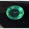 6-8 Ct Natural Green Emerald Oval VVS Certified Loose Gemstone