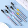 1/5Pcs Large Head Bristle Toothbrush Adult Anti Slip Wide Design Deep Oral Cleaning Removing Tooth Stains And Smoke Stains