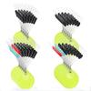 Fishing Rod Rubber Space Beans Fishing Goods Black Rubber Oval Stopper Fishing F