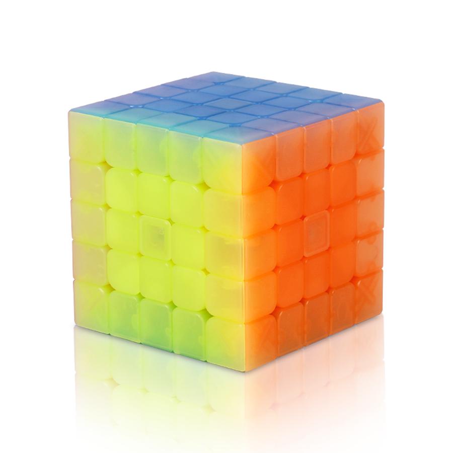 Цветной кубик Рубика Qiyi Jelly 2x2 3x3 4x4 5x5 Пирамидка Профессиональный Кубо Магико Головоломка Игрушка Для Детей Подарок Ребенку