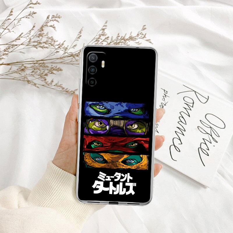 TMNT Transparent Phone Case for Motorola Moto E13 E15 E20 E22 E22I E22S E30 E32 E40 E7 E7I G Plus Power Play Stylus G22 G14