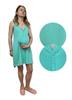 Maternity Nursing Shirt 100% Cotton Straps Size Mint