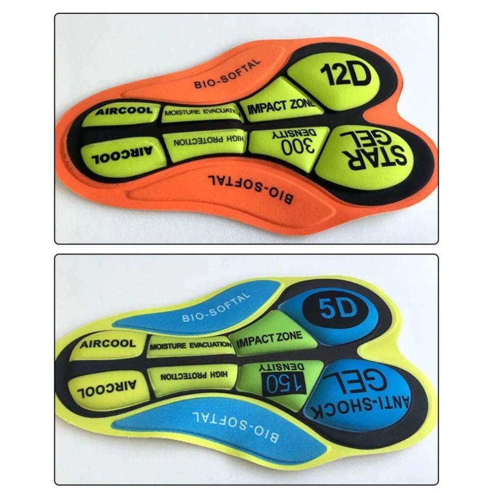 Breathable Hole Men Cycling Gel Pad Shockproof Bicycle Seat Cushion Cycling Pants Pad Male Female