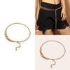 Metal Waist Women Chain With Irregular Aluminum Chain For Summer Winter Wear