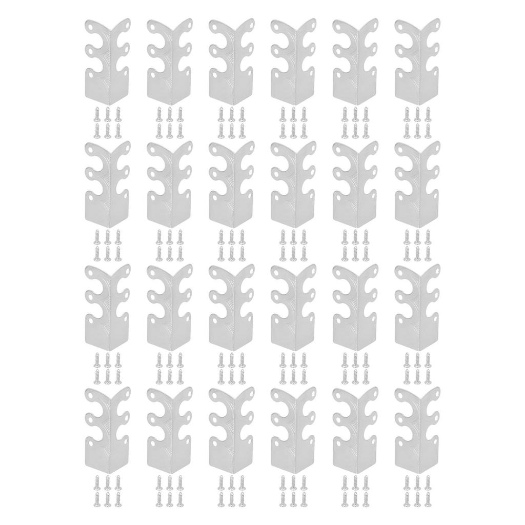 Для стильной защиты плинтуса с винтажными металлическими угловыми накладками 6 шт.