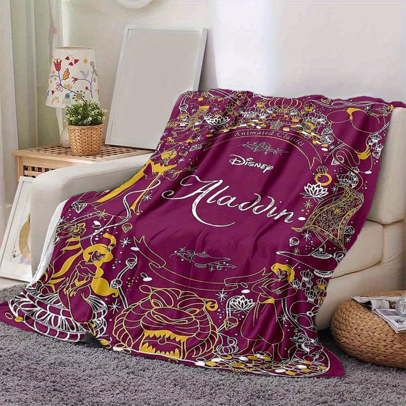 1pc, Aladdin-Inspired Home Decor: A Magical Home Blanket, Cozy Flannel Throw Blanket Makes the Perfect Gift for Disney Fans