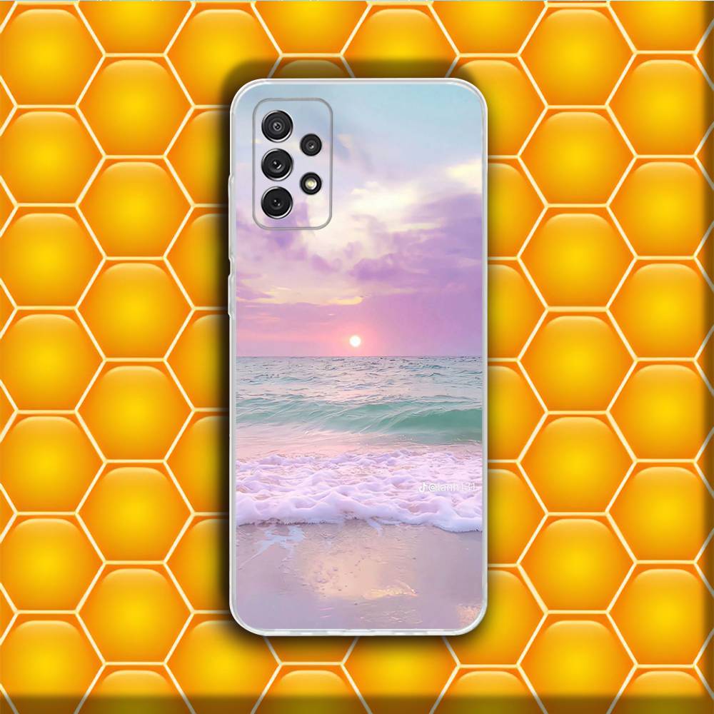 Силиконовый чехол для телефона 'Закат' Силиконовый для Samsung S30,23,21,22,20 FE lite,S10,9,PIus Note20ultra Мягкий Прозрачный