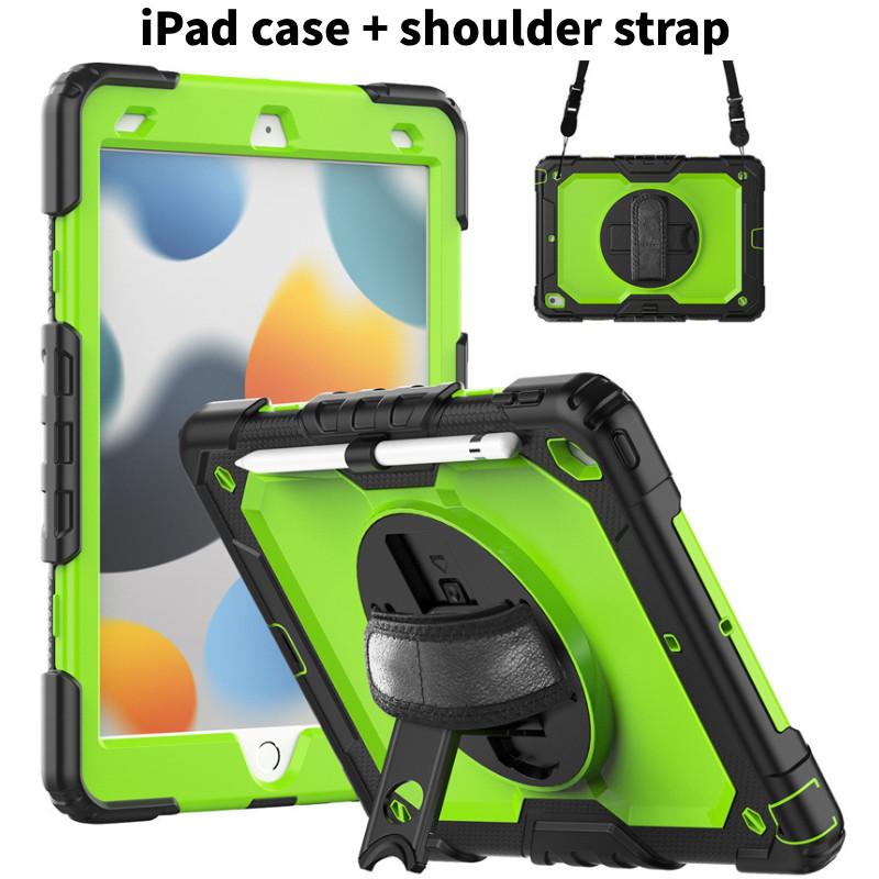 For Ipad Air 11 Shockproof Silicone Case With Adjustable Pc Stand For Heavyduty Protection