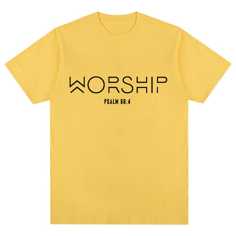 Summer Mikialong Worship Printed T-shirt Christian Faith Jesus Christogram T-shirt Short Sleeve Outdoor Jogging Cool Style T Shirt
