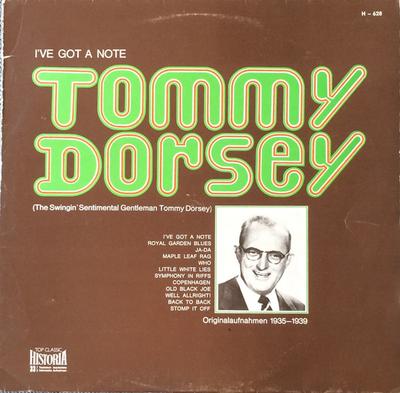 LP-пластинка ТОММИ ДОРСИ - У меня есть нота (Swingin' Senti H628 Топ Классический Его 1970 Великобритания Джаз Б/У