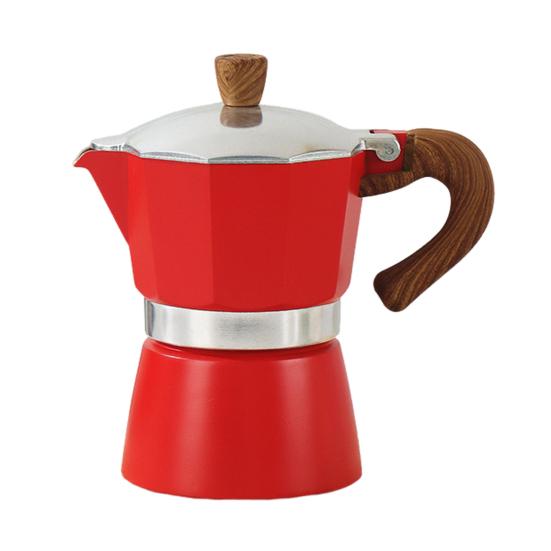 Кофеварка Moka Pot Espresso Maker 150 мл, легкая, простая в использовании, итальянская кофеварка для плиты