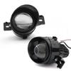 New Special Car LED Fog Lamp, Double Light Lens Fisheye Lamp, High and Low Beam Integrated White Light, Yellow Light 3000K