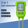 3 In 1 Soil Tester PH Moisture Meter Digital LCD Temp Humidity Sensor PH Monitor with Backlight for Flower Plants Farm Garden