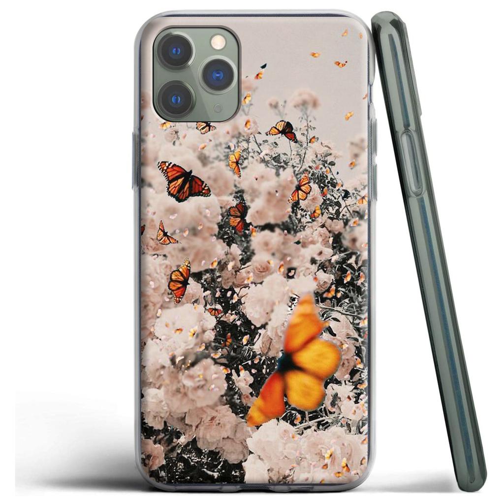 Силиконовый чехол с фантастической эстетикой бабочки для Apple iPhone 12 Mini 11 Pro SE XS X XR Max 8 7 6S 6 Plus 5S