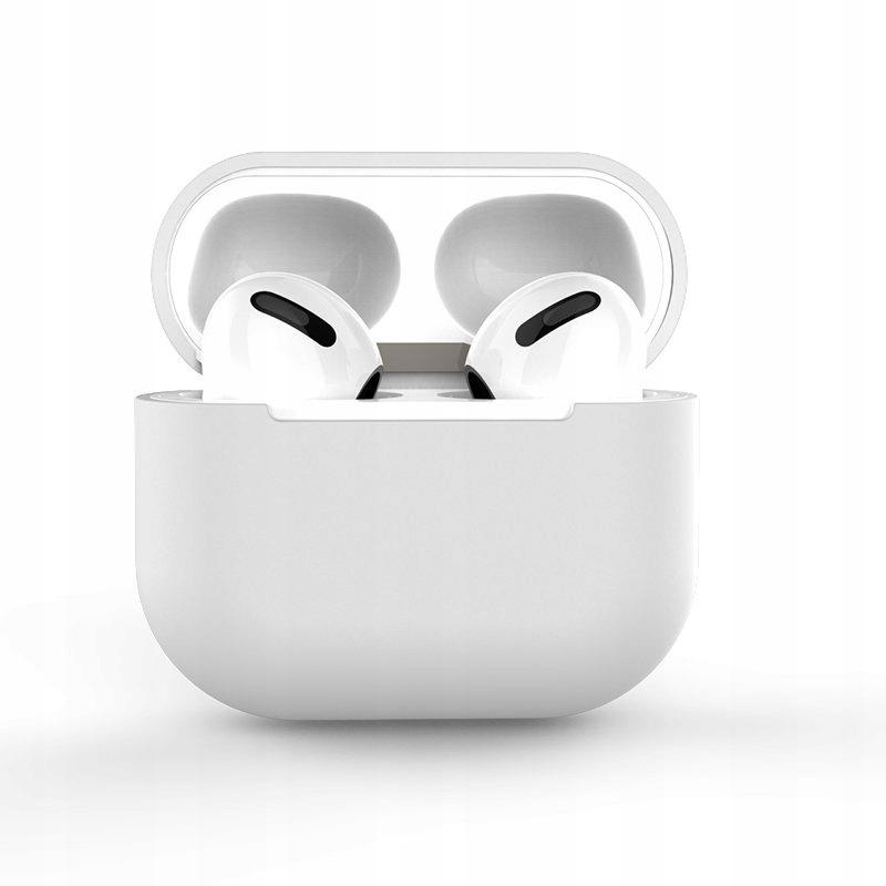 Etui Case Obudowa Pokrowiec Futerał Silikonowy Do Airpods Pro Biały