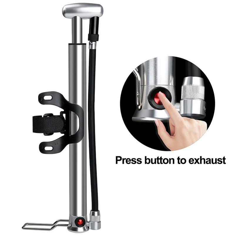 Mini Aluminum Bike Pump 100 PSI Hand Air Inflator For Cycling Frames Portable With Presta