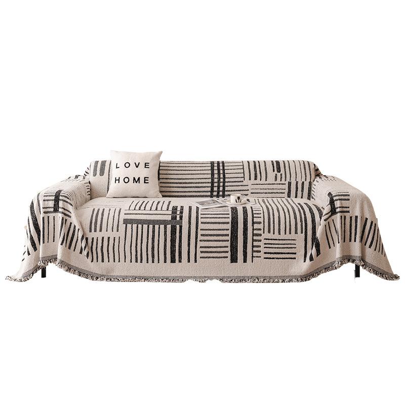 Thickened Fleece Universal Sofa Blanket Non-Slip Cover Cloth Full Covered Pieces Cover Sofa Towel Machine Washable