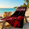 Wrestlemania Customized Name Beach Towel Super Soft & Absorbent Perfect for Traveling Yoga Camping and Swimming