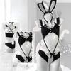 Exotic Sets Bunny Girl Uniform Sexy Lingerie Open Chest Clothing Role-Play Suit Temptation Clothing Cute Girl Lolita Maid Outfit