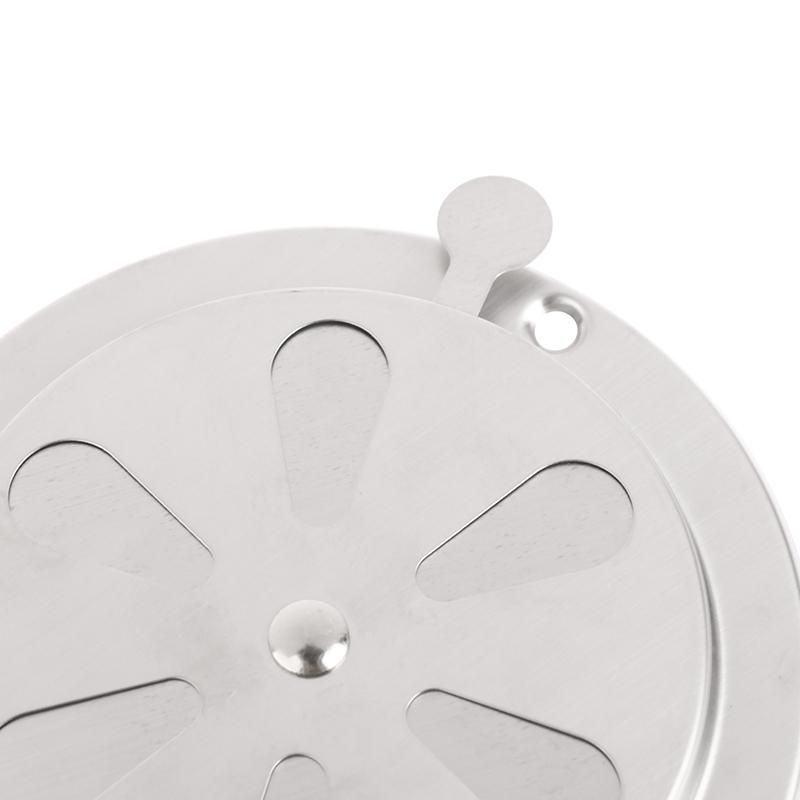 Регулируемая вентиляционная решетка 95/125 мм, круглые вентиляционные решетки, крышка для барбекю, гриль для курильщика, вытяжная вентиляционная печь