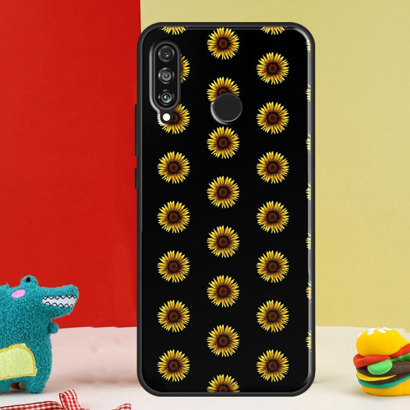 Летний Цветочный Чехол с Ромашками и Подсолнухами Для Huawei Nova Y91 Y90 Y60 Y70 Y72 Y61 9 10 SE 12i 12s 11i 5T P60 Pro P20 P30 P40 Lite