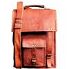 Men's Vintage Leather Messenger Shoulder Laptop Briefcase Vertical Bag New