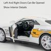 Масштаб 1/32 GTR50 Игрушечные модели машинок Литые литые гоночные автомобили версии Lightning Track Модели с открытыми дверями Подарки для мальчиков