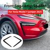 For Tesla Model Y Juniper 2025 Front Bumper Fog Lamp Wind Knife Spoiler Car Fog Lamp Trim Cover Fog Light Eyebrow Accessories