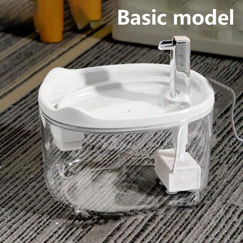 1,5 л фонтан для кошек с автоматической рециркуляцией, фильтр большой емкости, поилка для воды для кошек и собак, USB Электрический бесшумный диспенсер для воды для кошек