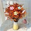 Immortal Air-Dried Baby's Breath Flower Bouquet - Natural Home Decor Ornament for Living Room Display