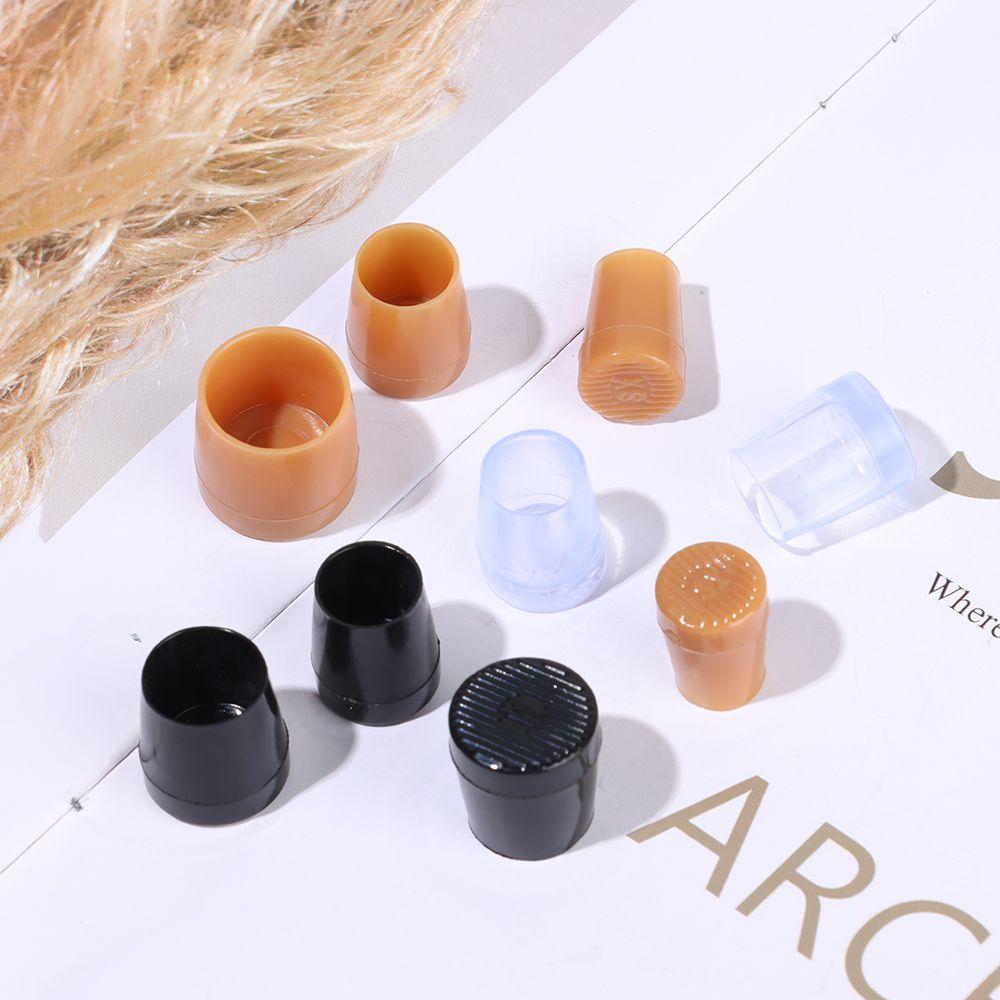 pair New Shockproof Non-slip Round Shape Heel Stoppers Silencer Heel Protector Antislip High Heeler