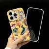 Роскошный Ретро Чехол для Телефона с Морскими Животными Для iPhone 17 16 15 14 13 12 11 Pro Max 14 Plus 17 Air Складка Волна Мягкий Силиконовый Чехол
