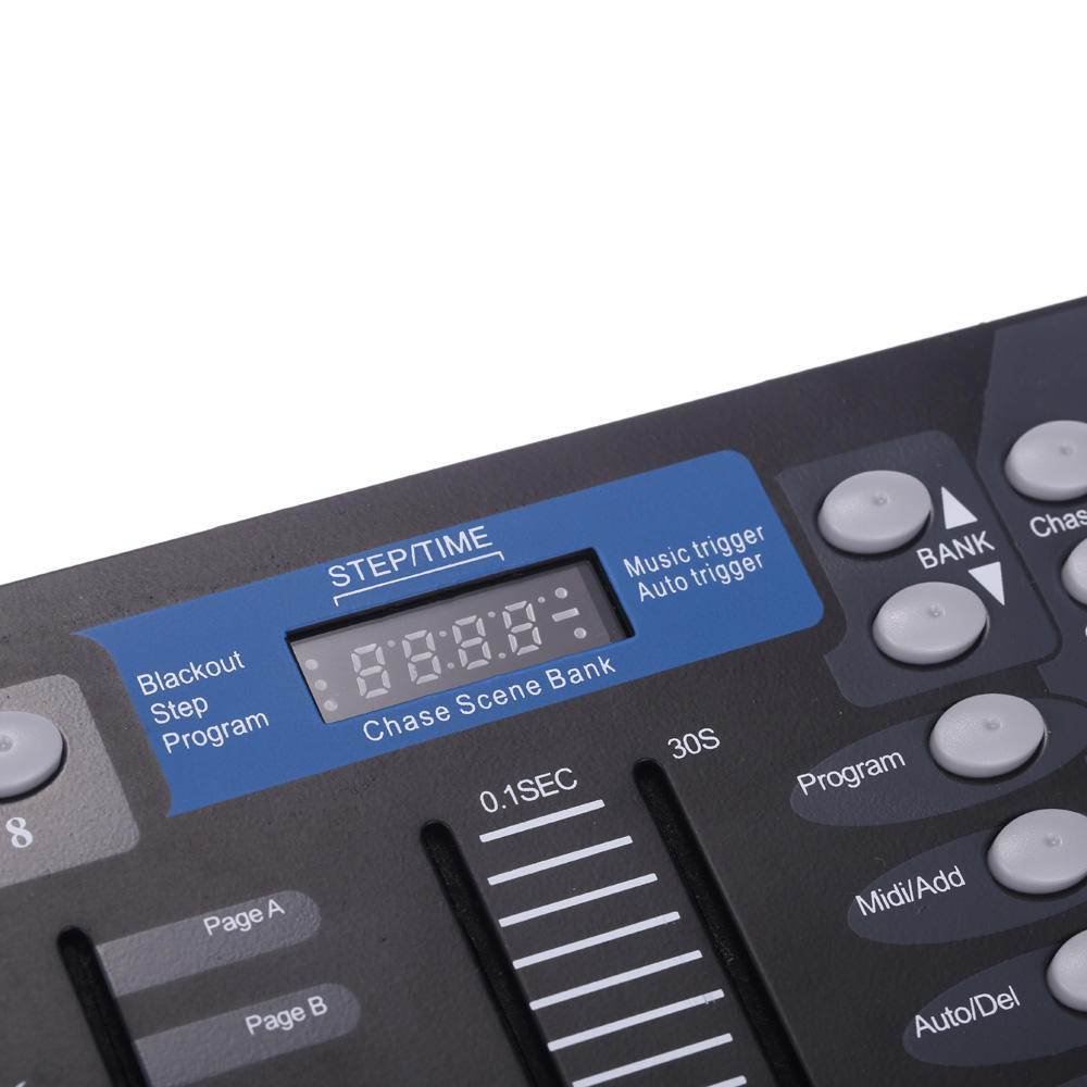 Lixada 192-канальный контроллер DMX512, консоль для сценического освещения, вечерние, DJ, дискотека, операторское оборудование