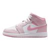 Air 1 Mid GS Жемчужно-розовый Белый Детские Кроссовки Средне-Мягко-Розовый DQ8423-600