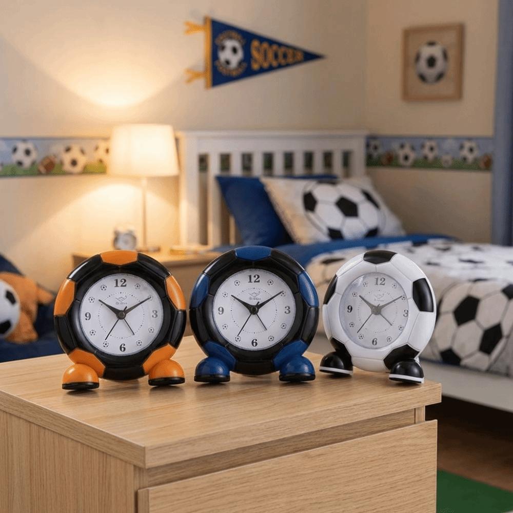 ABS Soccer Shape Alarm Clock Cute World Cup Clock Modern Electronic Alarm Clock  Bedside