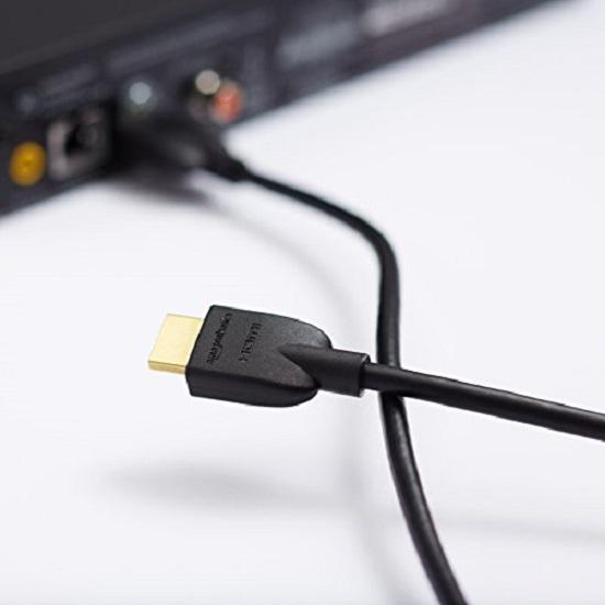 Высокоскоростной кабель HDMI (18 Гбит/с, 4K/60 Гц) - 6 футов, черный