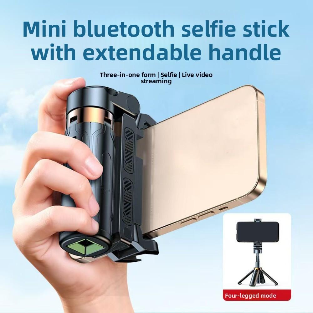 360° Rotation Bluetooth Selfie Stick 3 in 1 Selfie Stick Tripod Live Broadcast