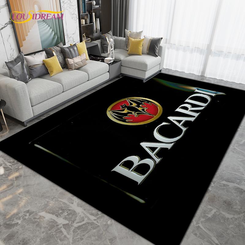 Ковер Bacardi Rum, большие ковры, коврики для гостиной, спальни, прикроватная тумбочка, украшение для детской комнаты, кухня, ванная комната, противоскользящий коврик, подарок