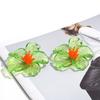 1 пара женских сережек, прозрачные акриловые серьги в форме цветка, легкие серьги-гвоздики, ювелирный подарок