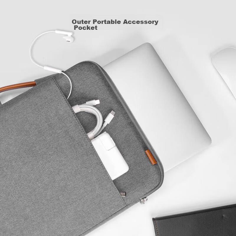 Taikesen Laptop Sleeve with Handle, Compatible with Apple, Huawei, Lenovo Legion Gaming Laptops, Protective Case for Men And Wome