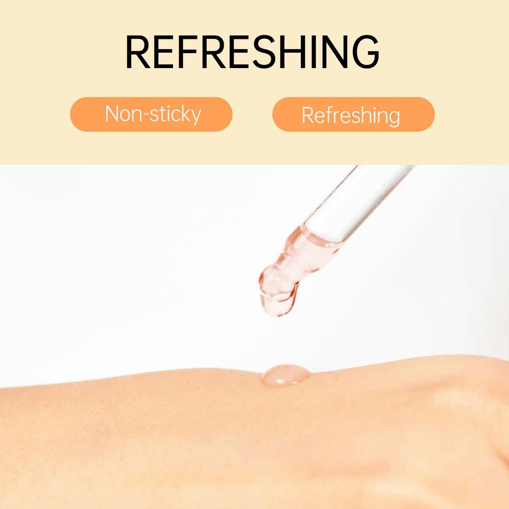 JellyPrim Сыворотка с витамином С, питательный уход за кожей, гиалуроновая кислота, исчезающие пятна от прыщей, увлажняющий продукт для лица, отбеливающая косметика для выцветания пятен