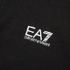 Emporio Armani EA7 Однотонный Спортивный Костюм с Принтом Логотипа и Молнией с Капюшоном Повседневный Спортивный Костюм Мужские костюмы Черный 8NPV63-PJVRZ-1200