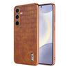 AZNS Чехол для Samsung Galaxy S26 Электролитическое покрытие Текстура крокодила ПУ + ТПУ Чехол для телефона