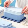 Japanese-style Student Lunch Container Microwavable Food Container 2 Layer Picnic Lunch Box  Office