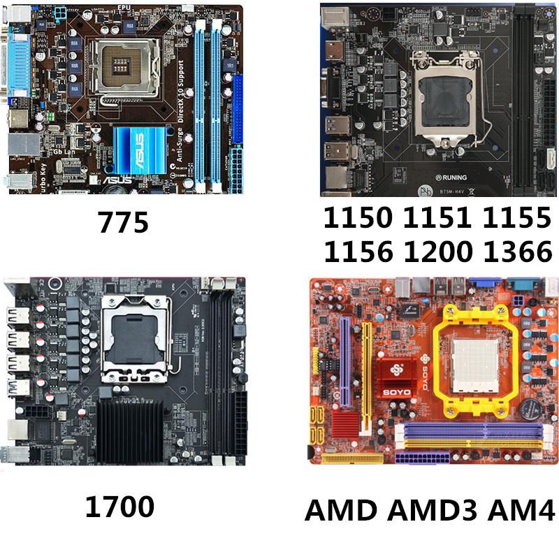 Радиатор для ЦП 12-го поколения с двумя медными трубками, бесшумный вентилятор со светодиодной подсветкой для настольных ПК, совместимый с сокетами 1150/1366/1700.