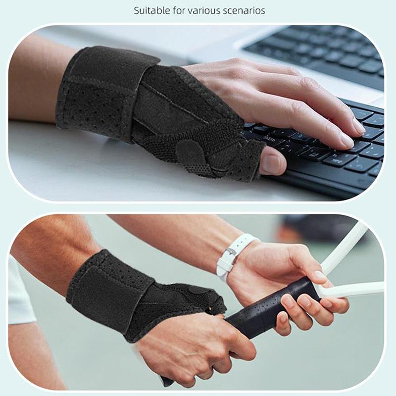 Gloves Elastic Adjustable Tendon Sheath Wrist Guards Breathable Support Portable High Quality Thumb Gloves Unisex