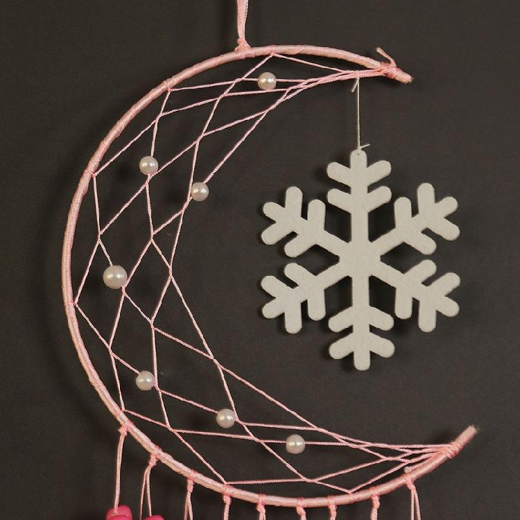 Handmade Dreamcatcher Metal Ring Macrame Moon Hoop Dream Catcher Frame Circle