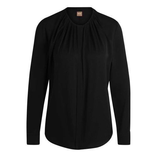 Boss Womens/Ladies Silk Regular Long-Sleeved Blouse
