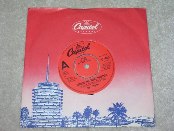 7inch Record DR. HOOK - Sharing The Night Together / Dooley CL16027PROMO Capitol Records 1978 UK Rock Used